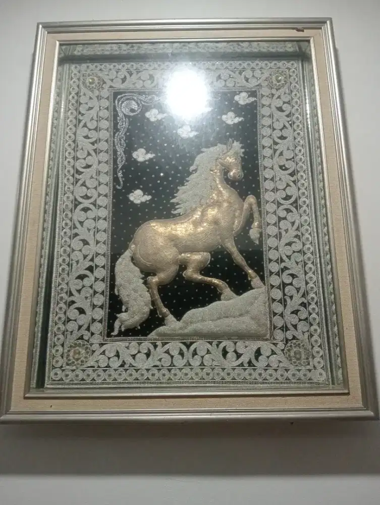 Lukisan kuda bordir