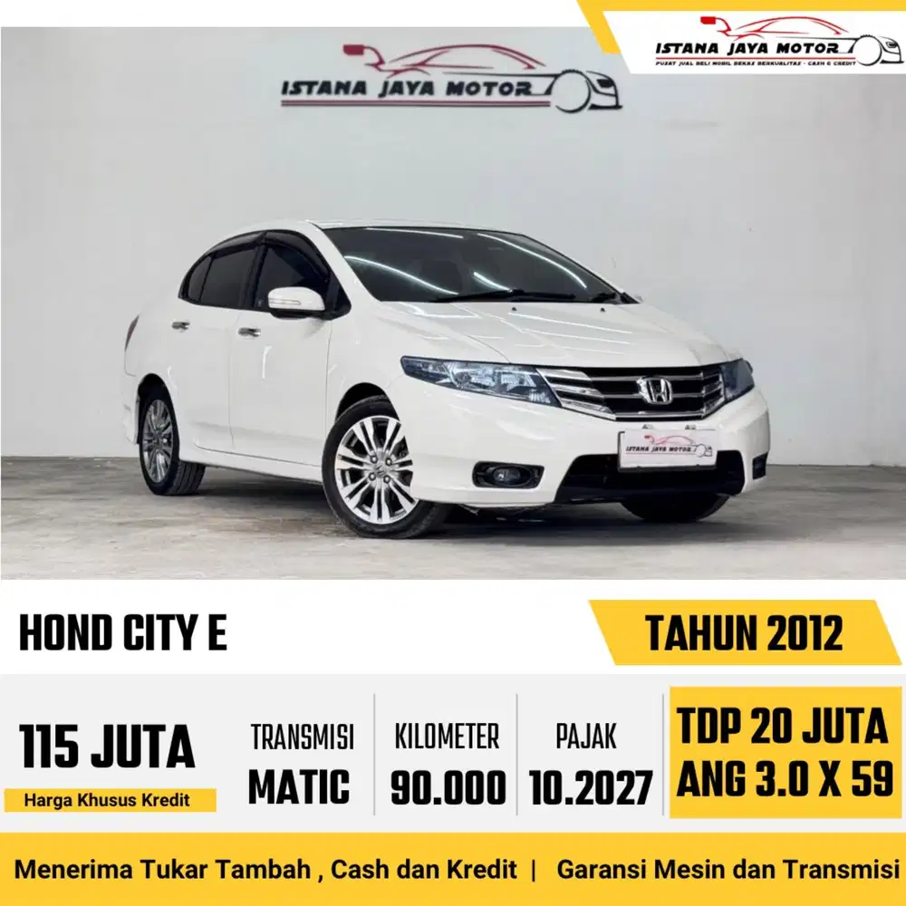 HONDA CITY AT 2012