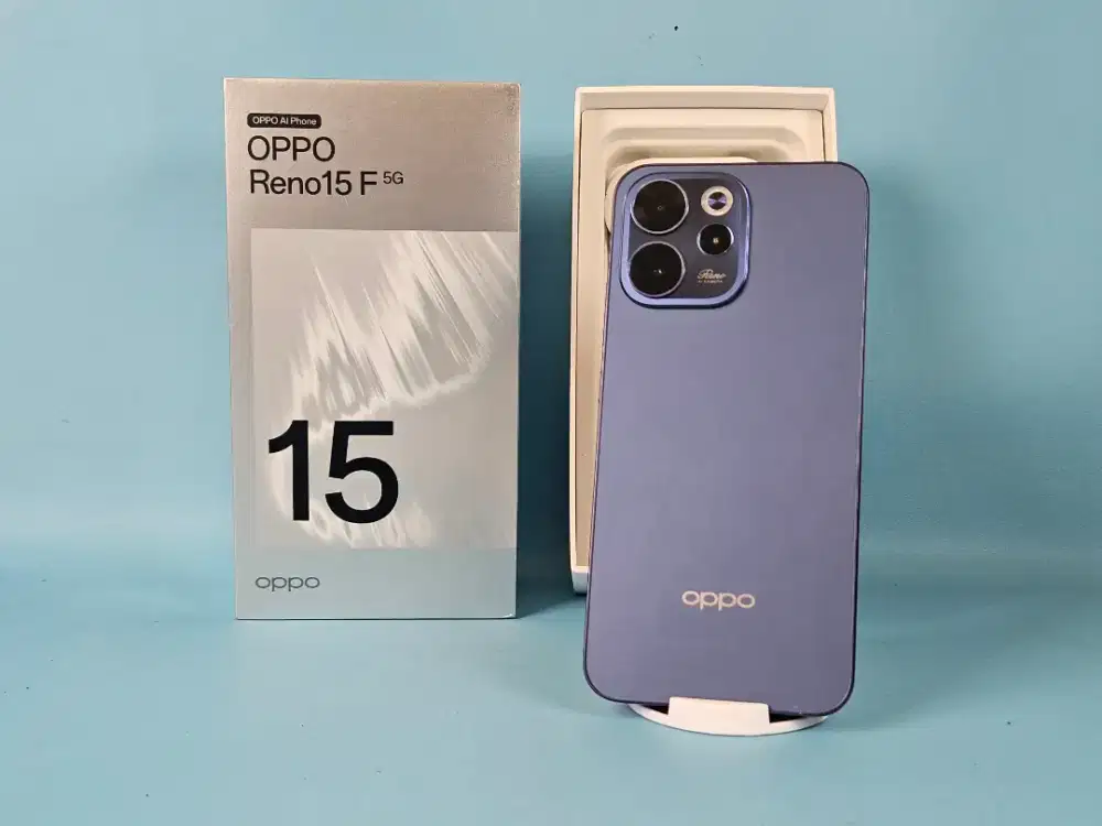 OPPO RENO 15F 5G NFC mulus fullset Original Garansi