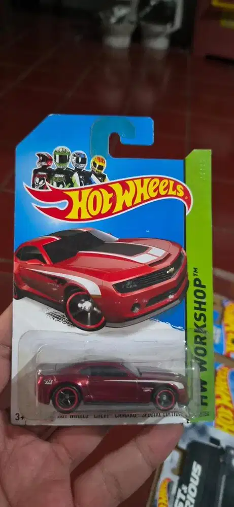 Another blue and red Hot Wheels S.T.H Chevy Camaro Special Edition