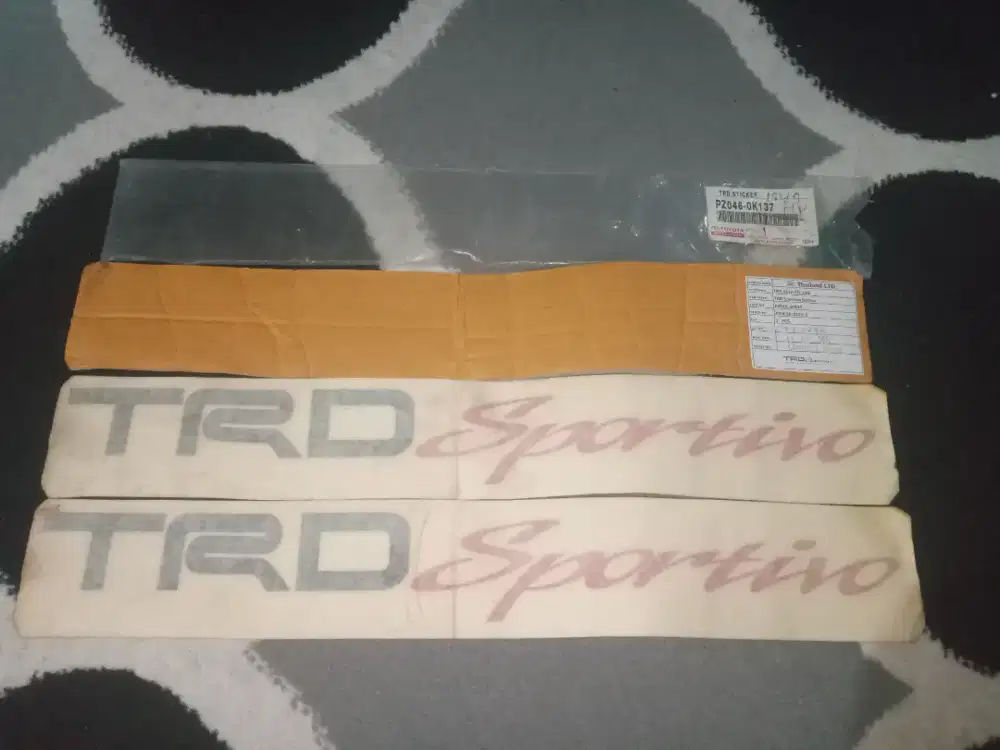 Sticker TRD SPORTIVO ORI 100% TOYOTA