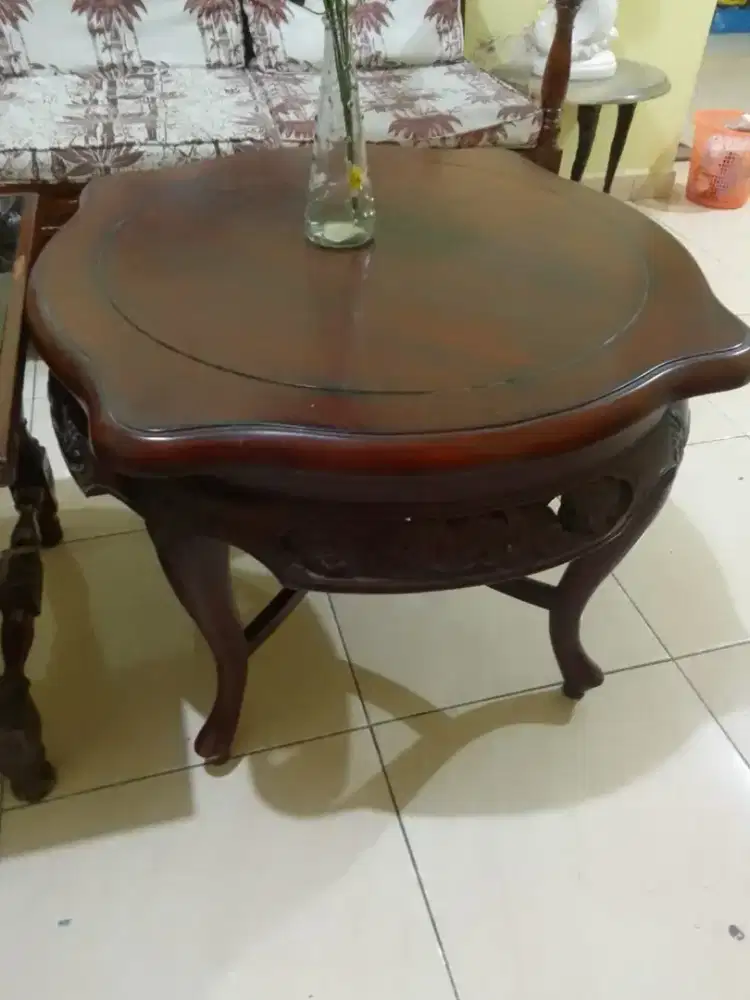 Jual meja teras jati