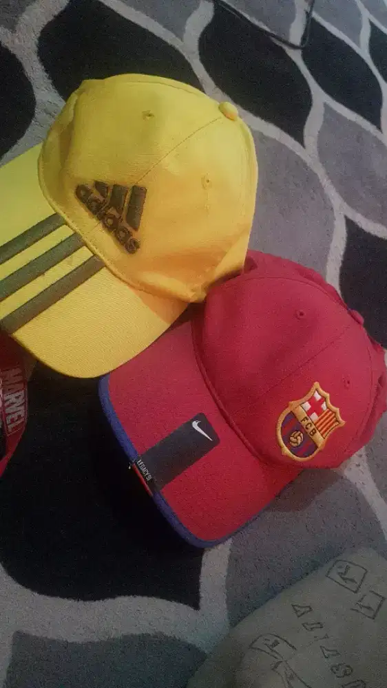 topi original adidas barcelona dan yellow