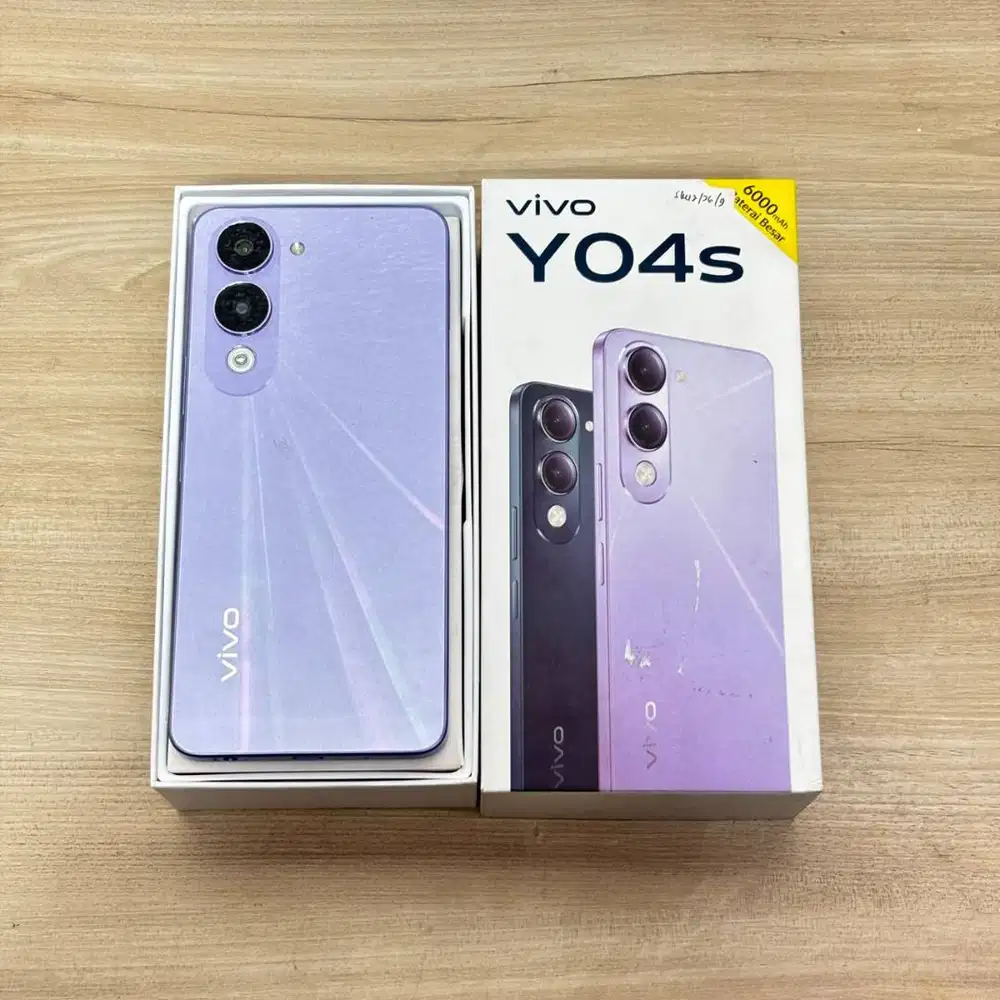 VIVO Y04s RAM 4GB/64GB  – Mulus All Normal Siap Pakai