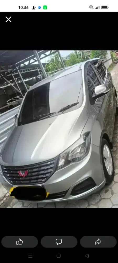 Mobil Wuling plat dk