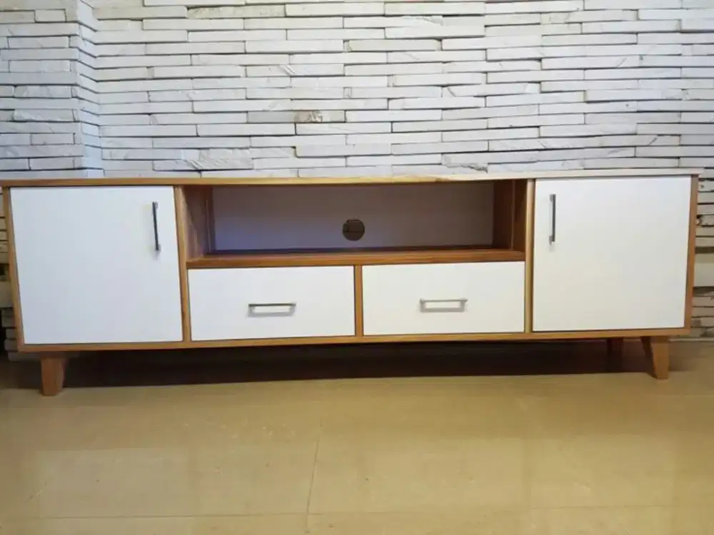 Meja tv murah dengan 2 laci
