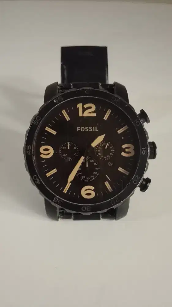 Jam Tangan Pria Fossil Nate Chronograph Original (Preloved)