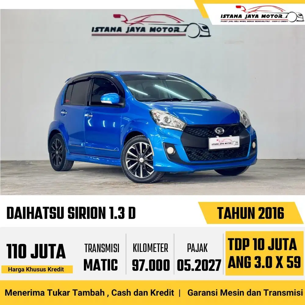Daihatsu Sirion D 1.3 Automatic NIK 2016