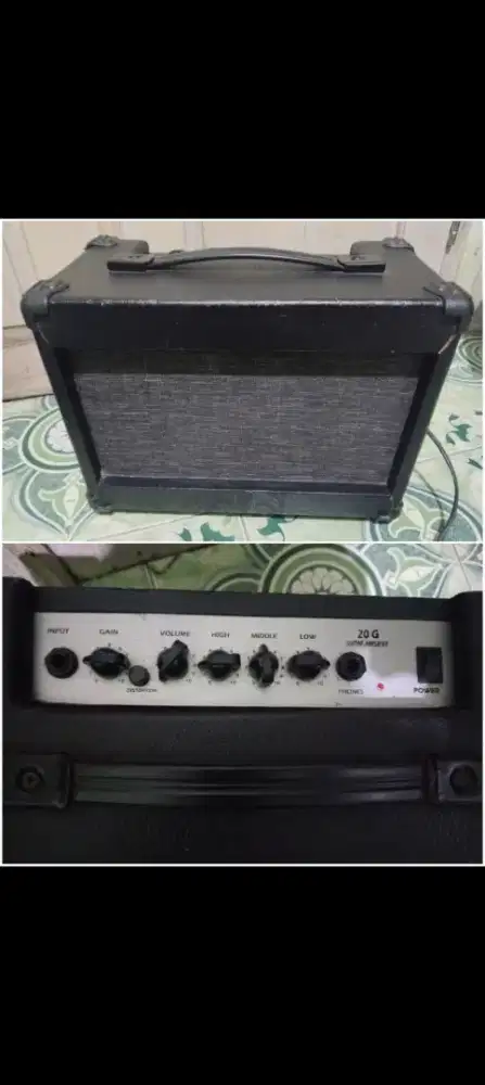 ampli gitar lokal sdh ad efeknya mantap nett