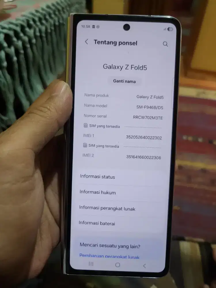 Samsung z fold 5 ram 12/1TB mulus normal murce aja