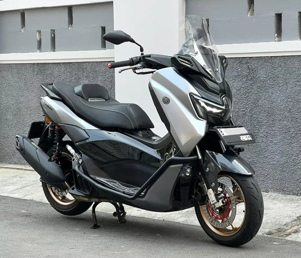 Yamaha Nmax Turbo New 2025 modif KM 6rb rendah silver