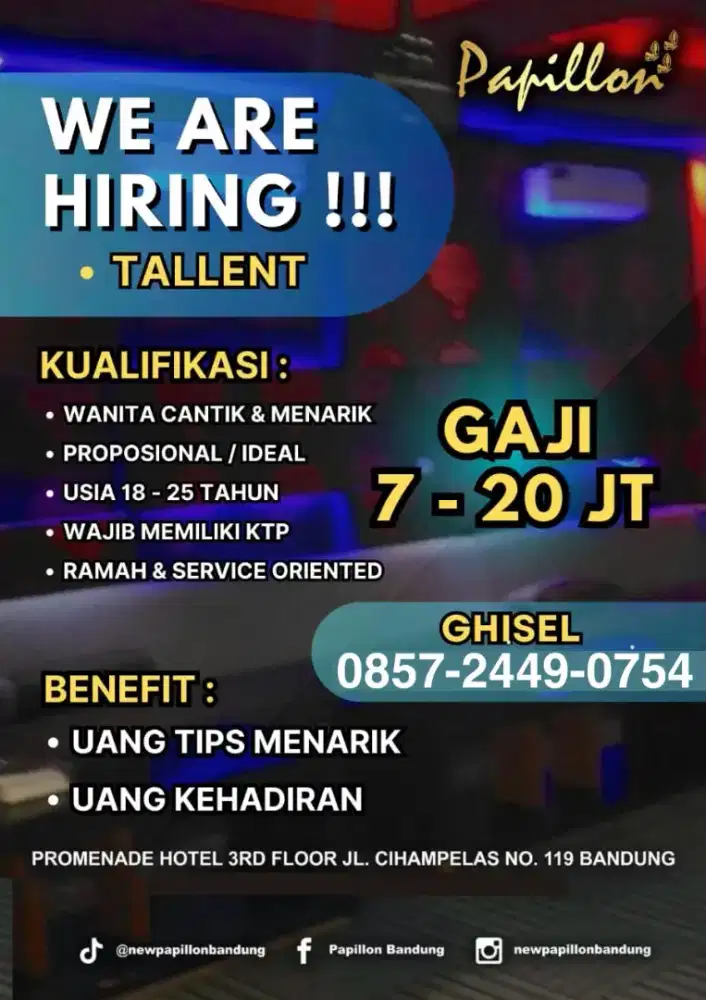 Loker Karaoke Talent