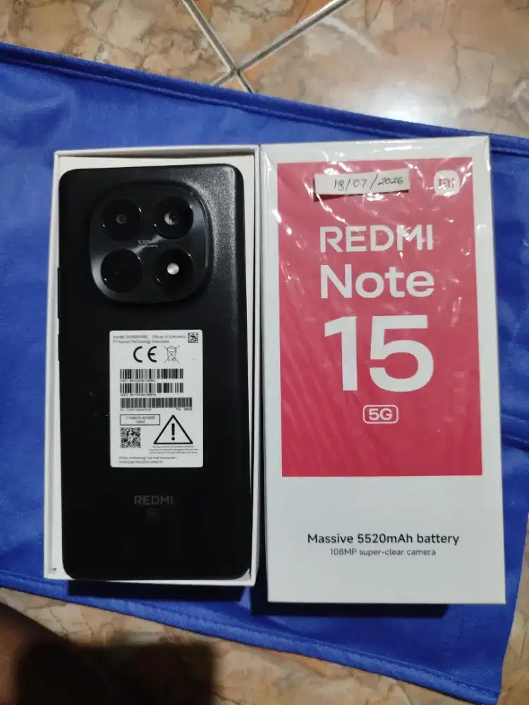 XIAOMI NOTE 15 5G 8/256GB jual cepat