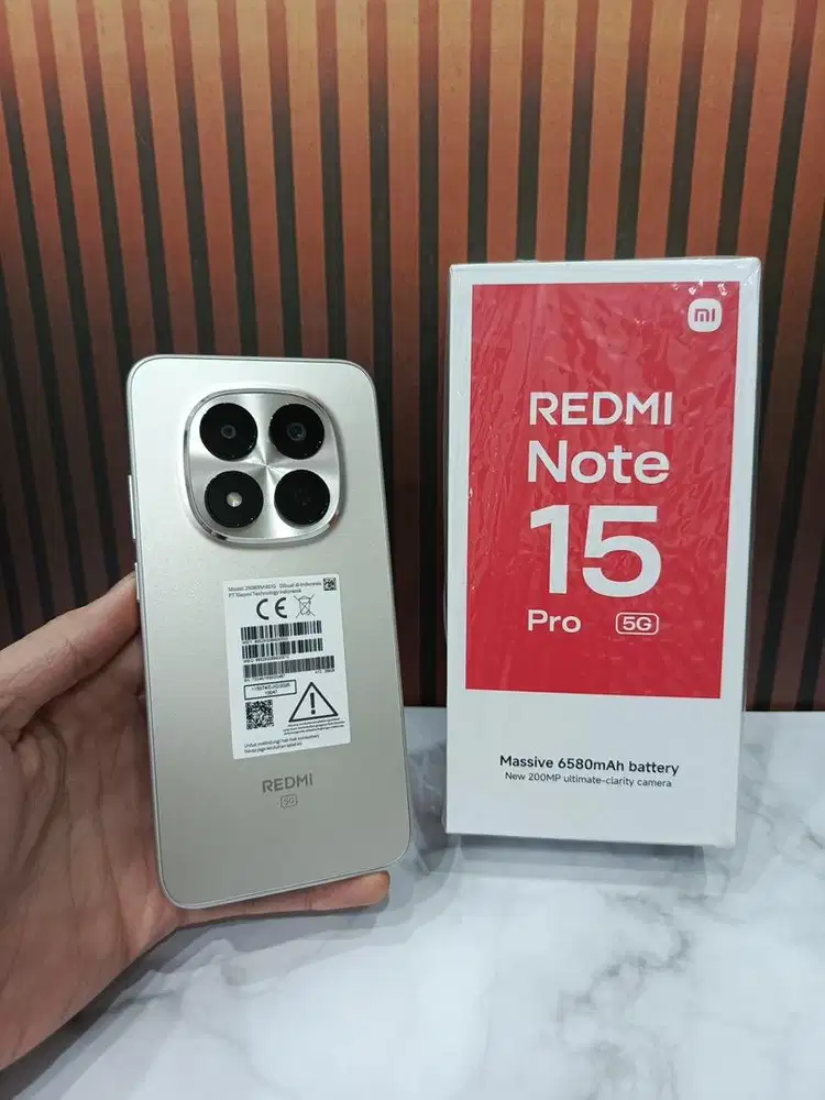 Xiaomi Redmi Note 15 Pro 5G 8/256 Buka Segel Box Doang