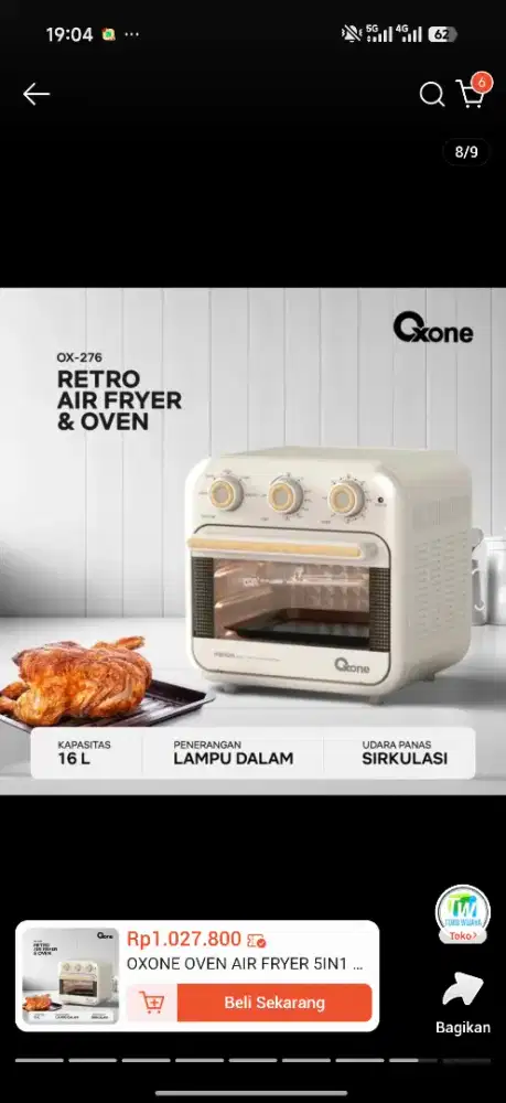 airfryer retro oxone like new