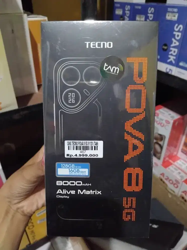 TECNO POVA 8 5G 8/128 ATLANTIS DAHSYAT