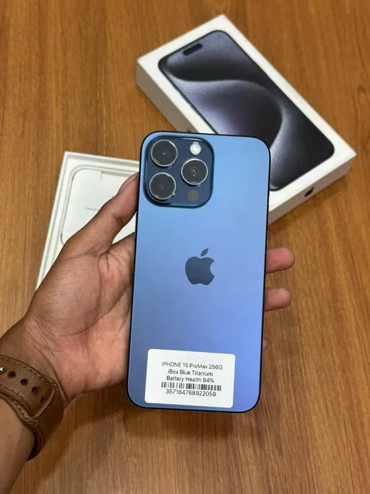 Iphone 15 Pro Max 256Gb iBox Blue Titanium
