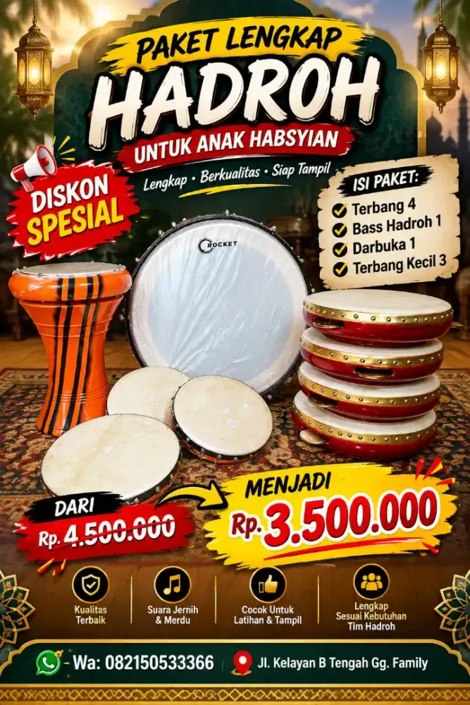 PAKET LENGKAP HADROH