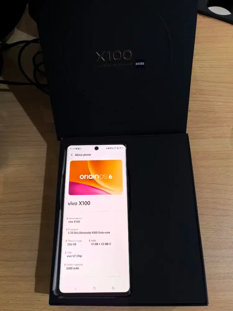 Vivo X100 12/256GB Fullset no Minus