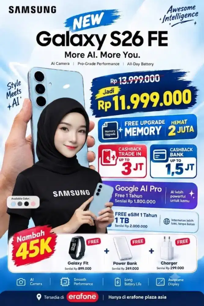 SAMSUNG S26 FE Erafone Tasik