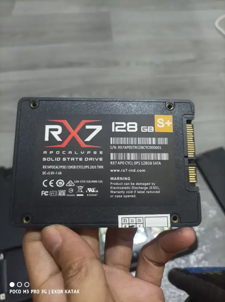 Ssd 128gb merk rx7 apocalypse