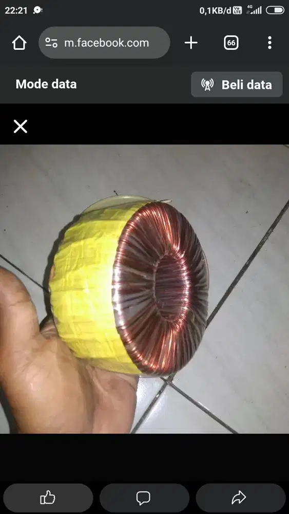 Trafo donat toroidal bekas dental bisa buat suply power