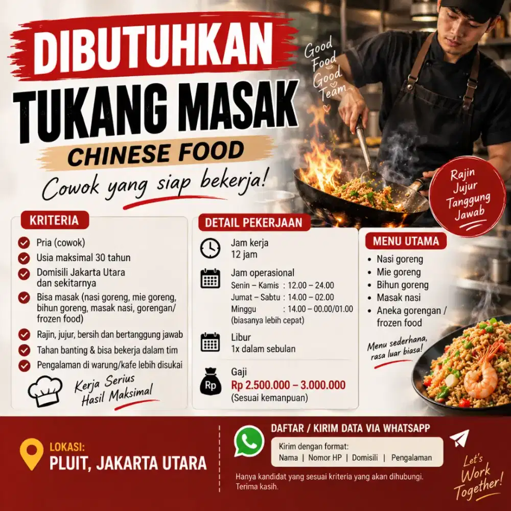 Tukang Masak / Koki