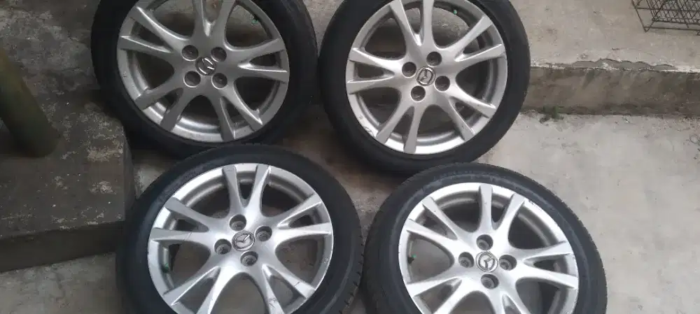 Velg oem mazda 2 ring 16 pcd 4x100