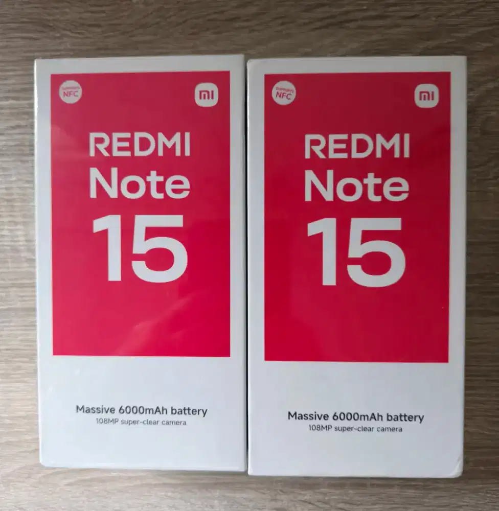 Xiaomi Redmi Note 15 4G Ram 8/128GB Baru Garanai Resmi