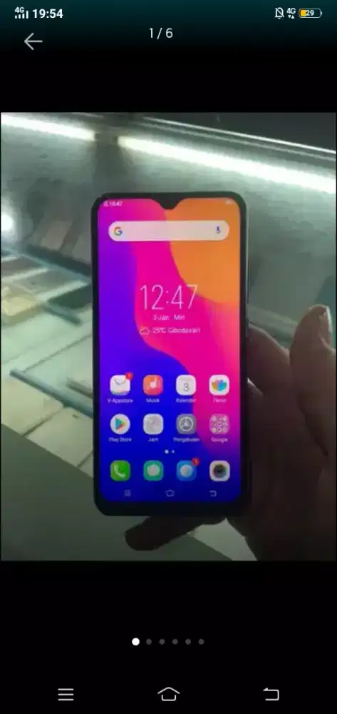 Vivo y91c normal lancar