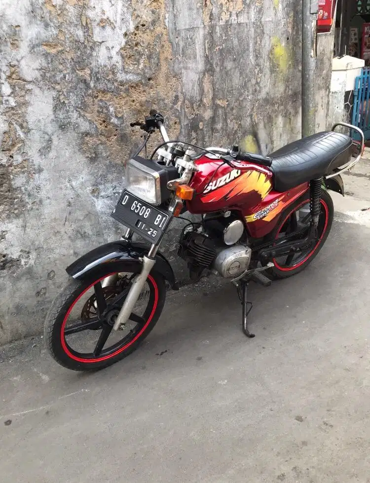 Suzuki A100 upgrade style Win Semi Trail surat komplit mulus