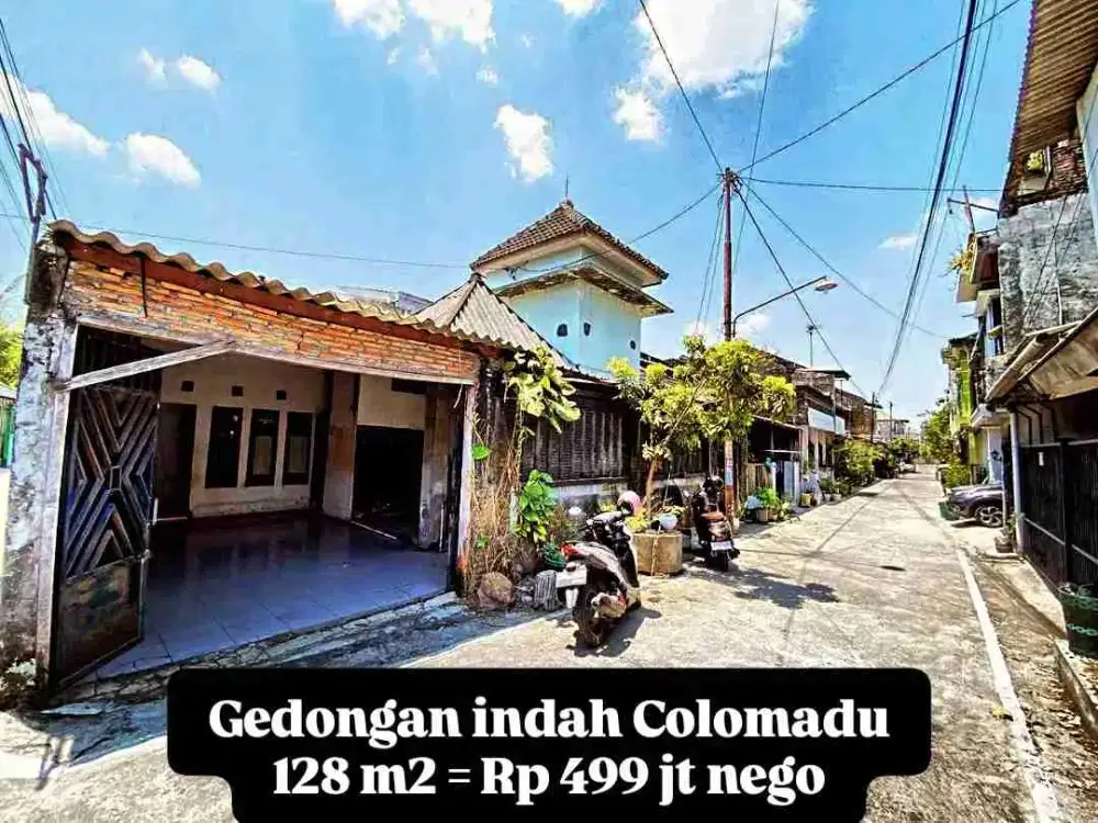 rumah 128 m2 hitung tanah  di perumahan gedongan colomadu