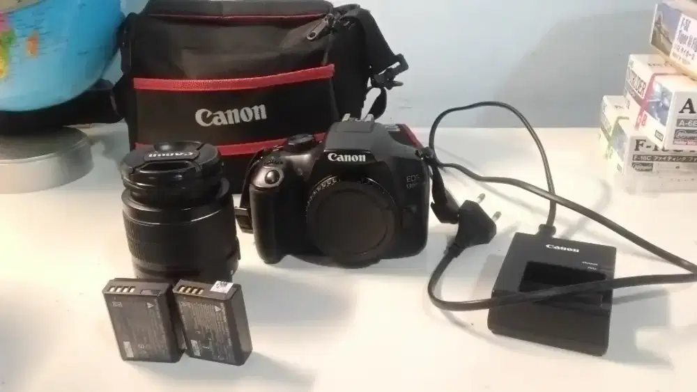 Dijual cepat, canon 1300d fullset NEGO
