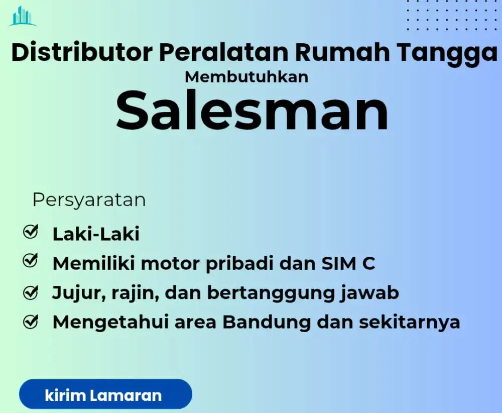 Dibutuhkan SALES