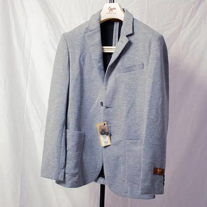 Klayton Wear - Kael - Blazer Pria Casual Slim Fit - Abu-abu