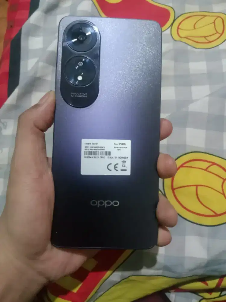 Oppo a60 8/128 fulset bisa tt/mahar