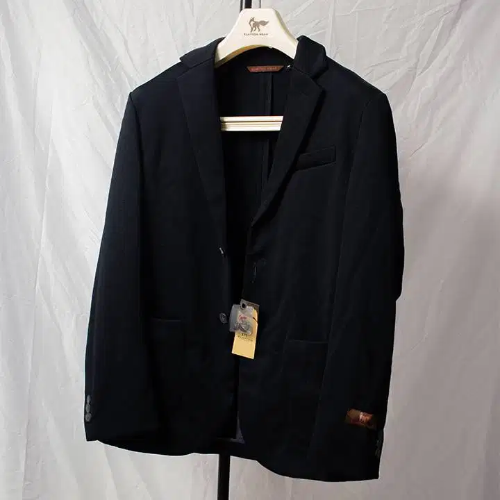 Klayton Wear - Kael - Blazer Pria Casual Slim Fit - Hitam