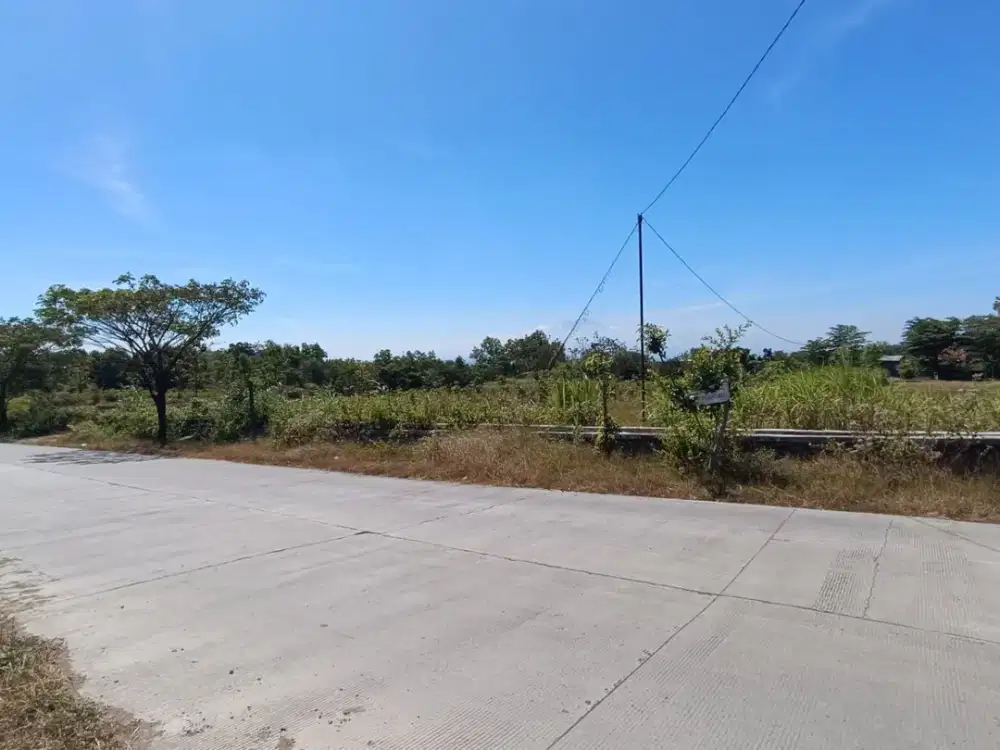Tanah dijual di Wonogiri dekat Jembatan Merah akses kontainer