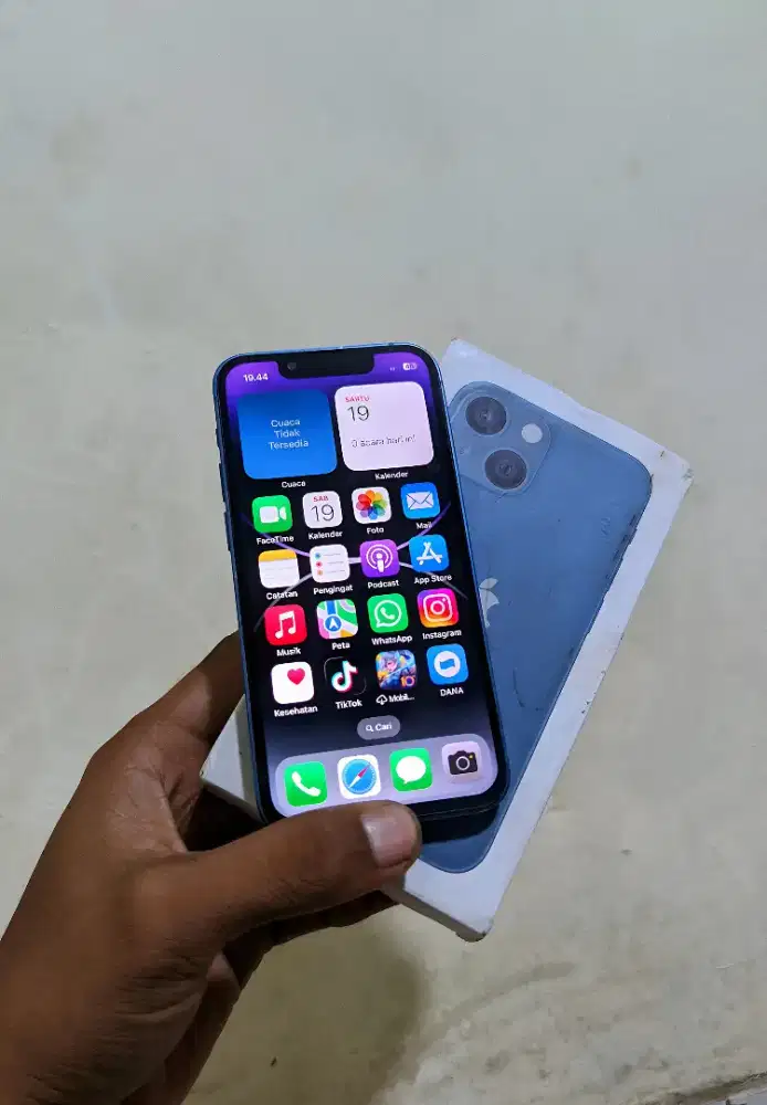 Jual cepat iphone 13 mini 128gb fulset