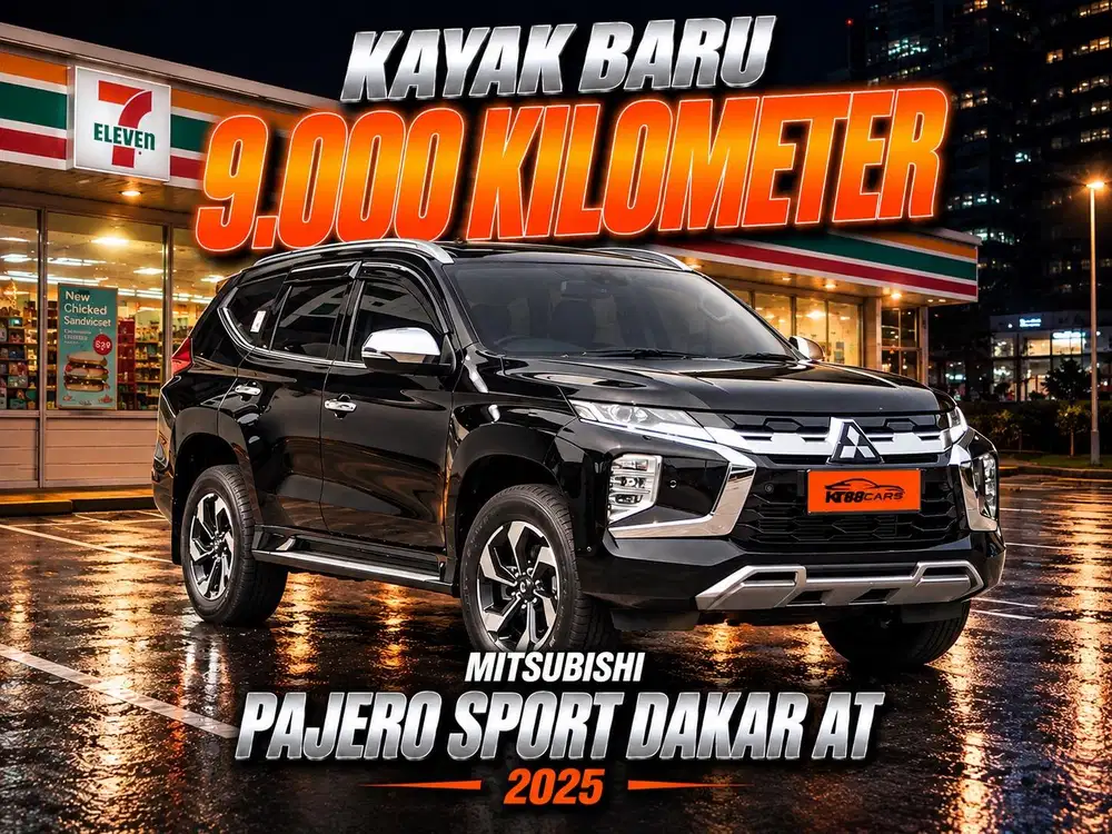 Kilometer 9rb Bergaransi PAJERO SPORT DAKAR 2.4 AT 2025