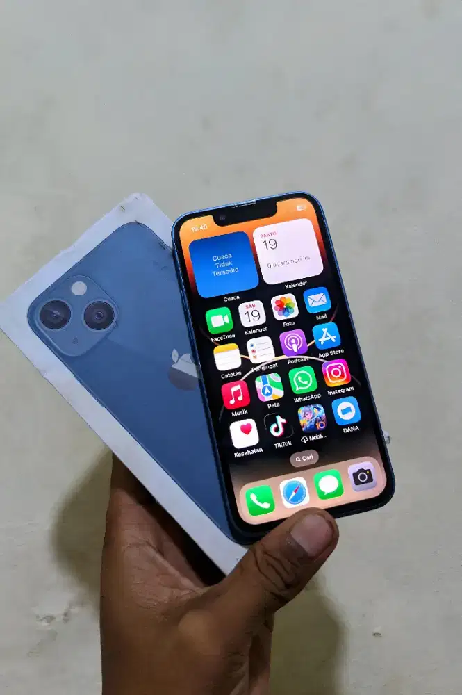 Jual cepat iphone 13 mini 128gb fulset