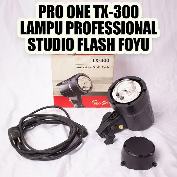 Pro One TX-300 Lampu Professional Studio Flash Foyu