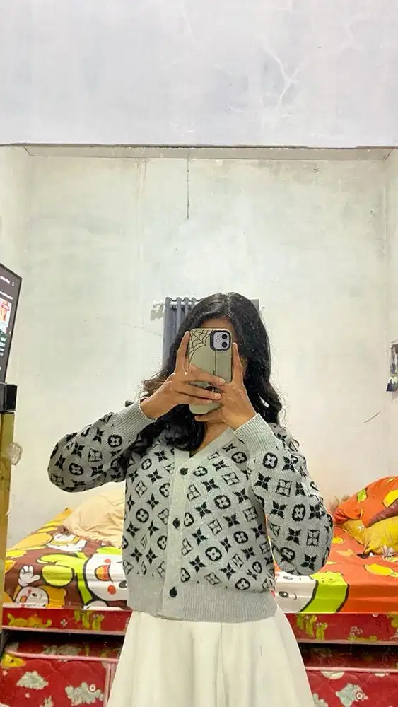 cardigan wanita LV type