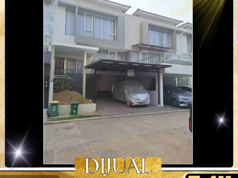 DIJUAL RUMAH 3 MEZANIN LANTAI LUAS TANAH 120 M ²  DI CITRA GARDEN 8 CENGKARENG JAKARTA BARAT