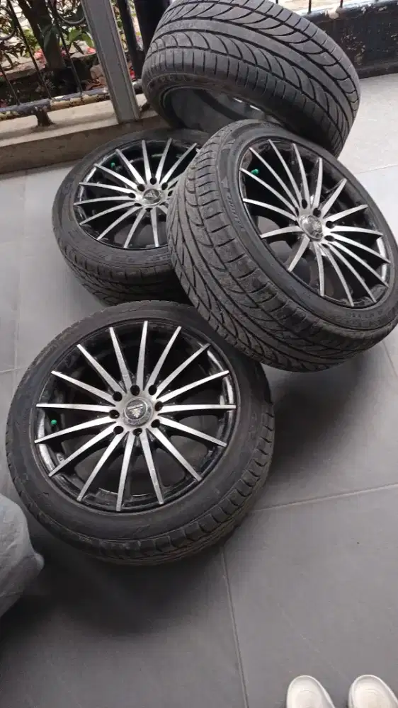 Jual velg n ban 195/50/16