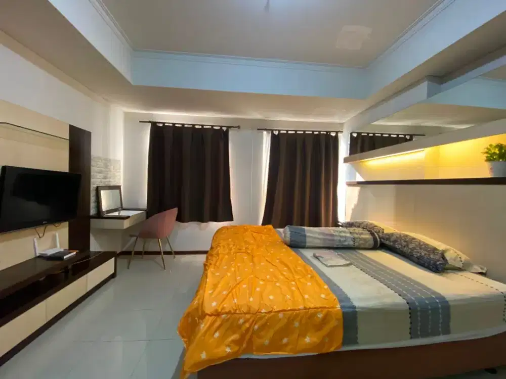 Studio furnish SIAP HUNI Apt.Royal mediterania garden dekat CP
