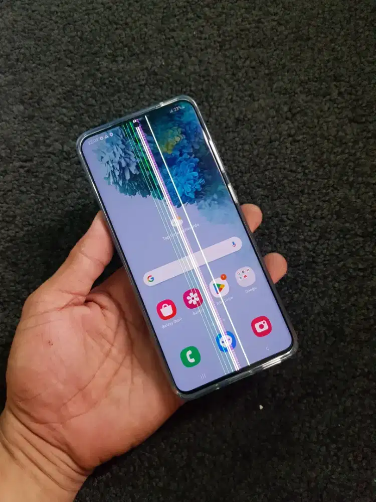 Samsung S20 ultra 5g NFc minus layar garis aja..masih sangat aman