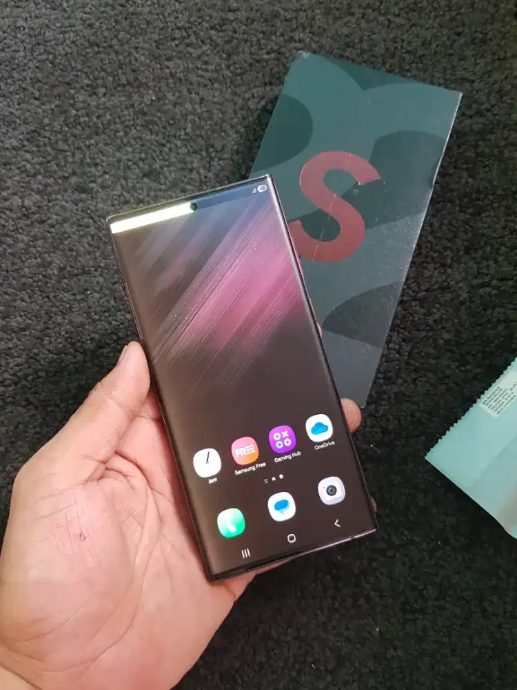 Samsung S22 ultra 5g ram 12/256 mulus fulset minus layar sesuai foto
