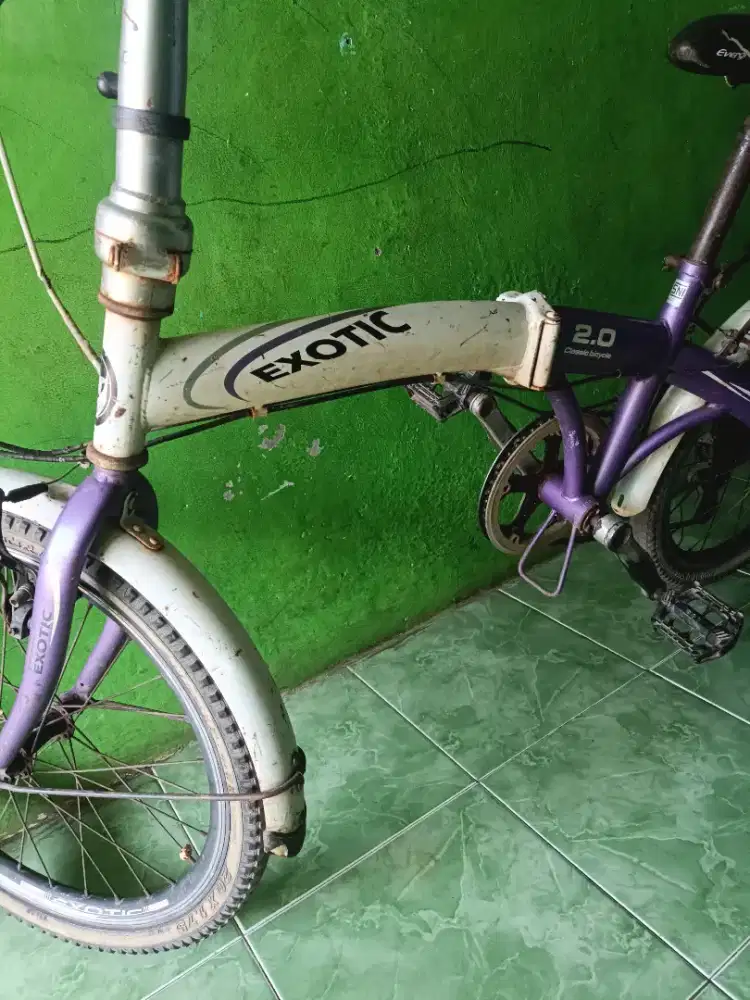 Sepeda lipat ukuran 20
