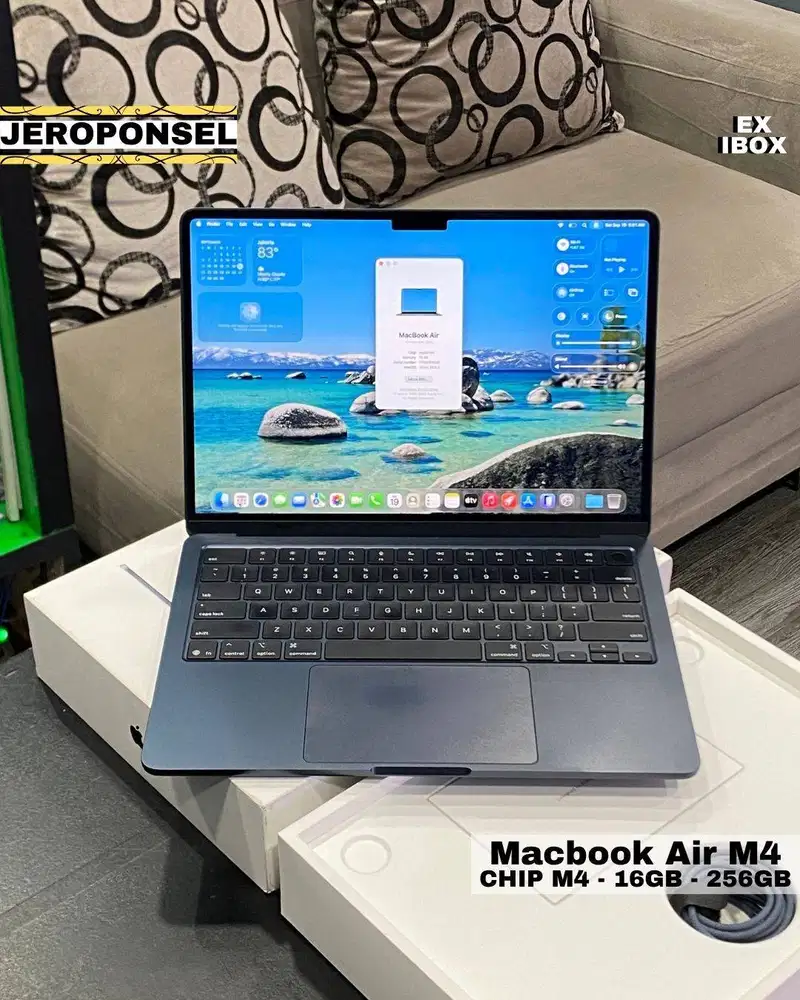 MACBOOK AIR M4 16/256GB MIDNIGHT EX IBOX CC 109 BH 97% ADA MINUS